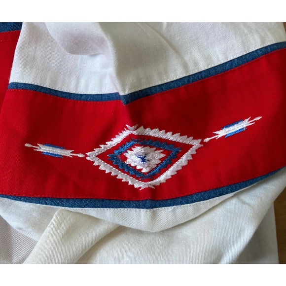 Vtg STEER WEST Embroidered Western Button Up Shirt - Picture 5 of 8